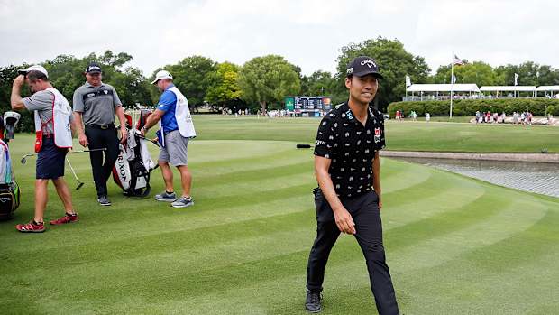 Kevin Na plays the 2019 Colonial Invitational.